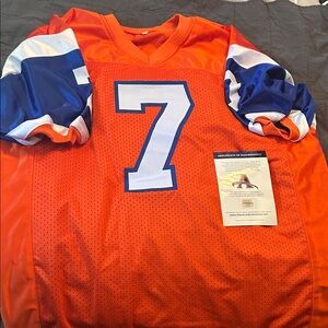 John Elway jersey w/signature